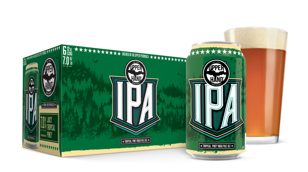 IPA Can&6Pack&Glass - Upper Hand Brewery®